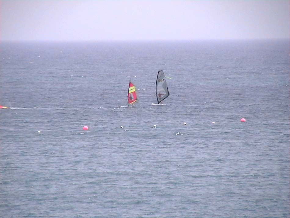 Windsurfer vor Playa de las Cucharas